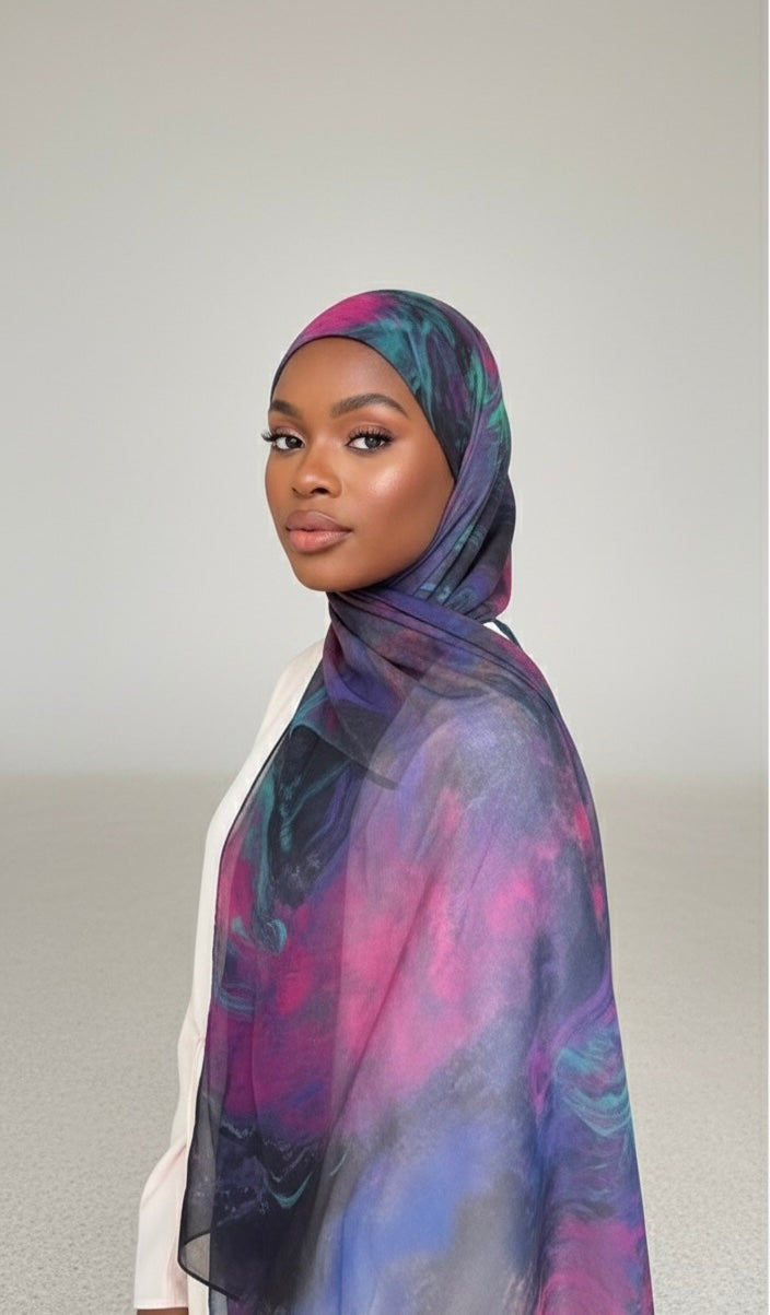 Hijab mousseline Baïea Élan moderne