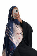 Hijab Blue Élan moderne