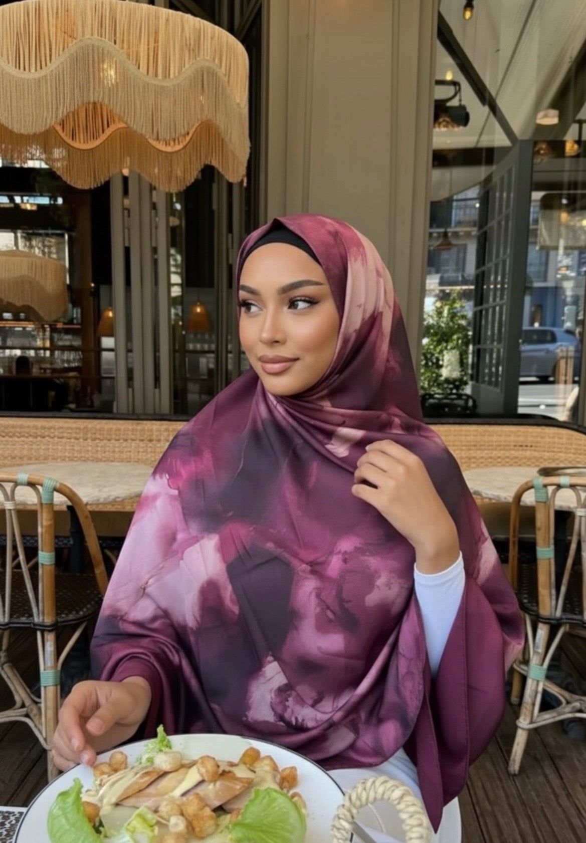 Hijabs satin Sonia 💗 Élan moderne