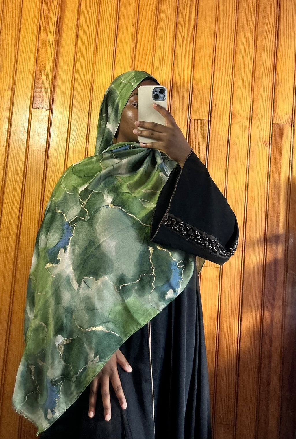 Hijab Scintillant Coton Élan moderne