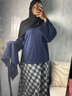 Ensemble set jupe Dorcas bleu Élan moderne