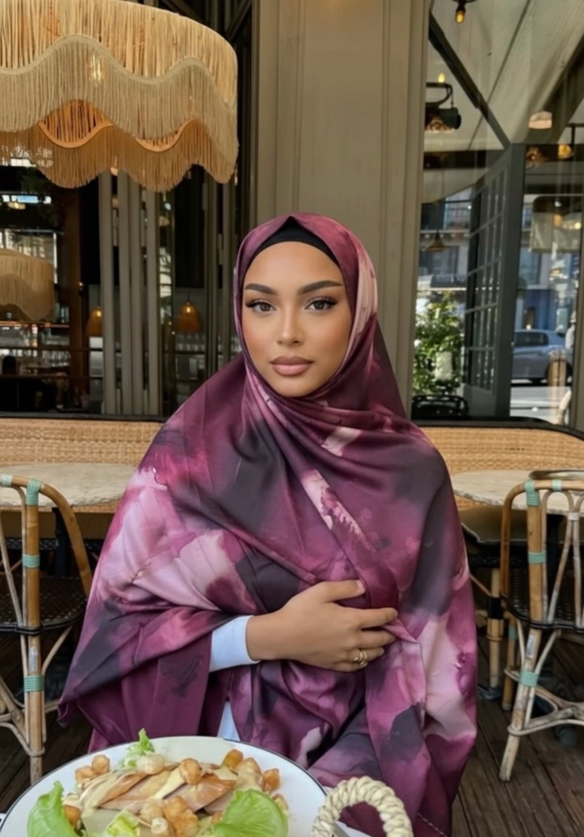 Hijabs satin Sonia 💗 Élan moderne