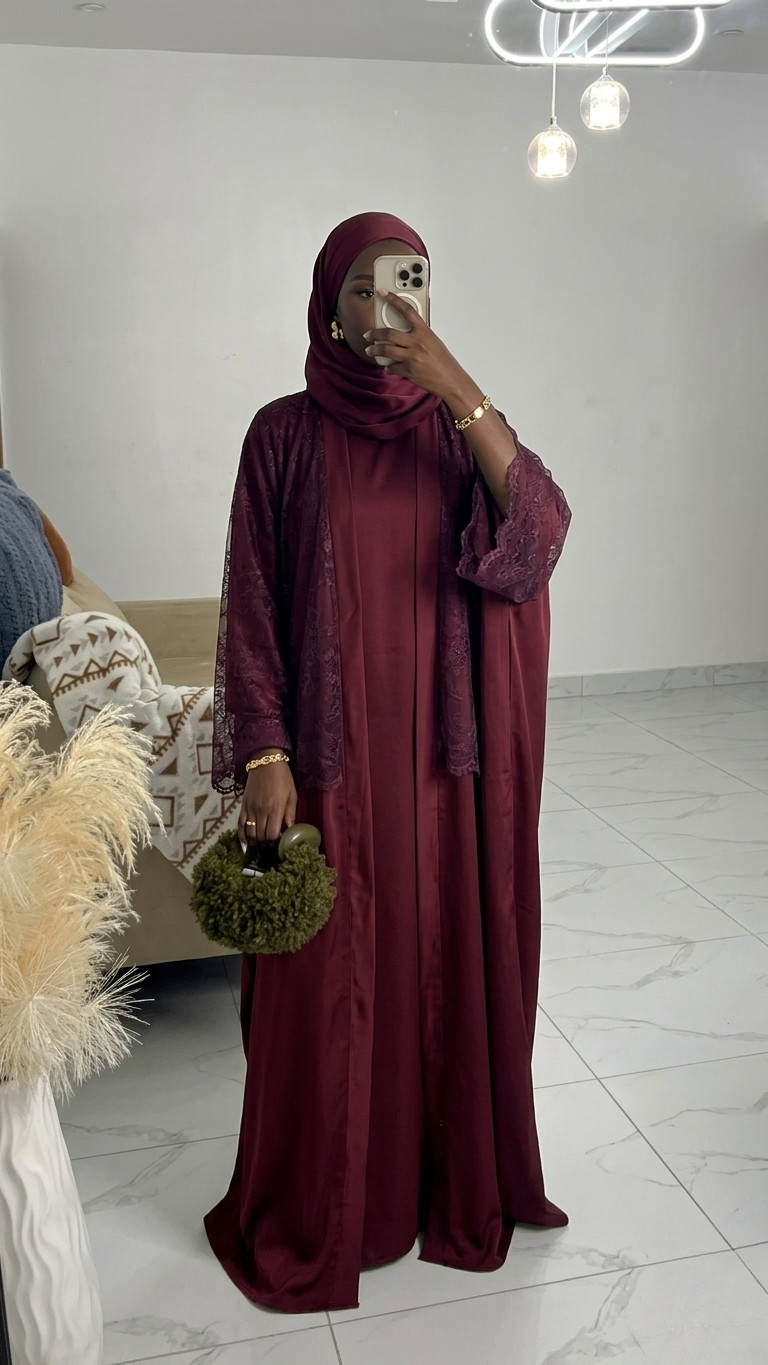 Kimono dentelle SAIRA Élan moderne