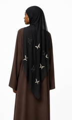 Hijab mousseline Papillon Élan moderne