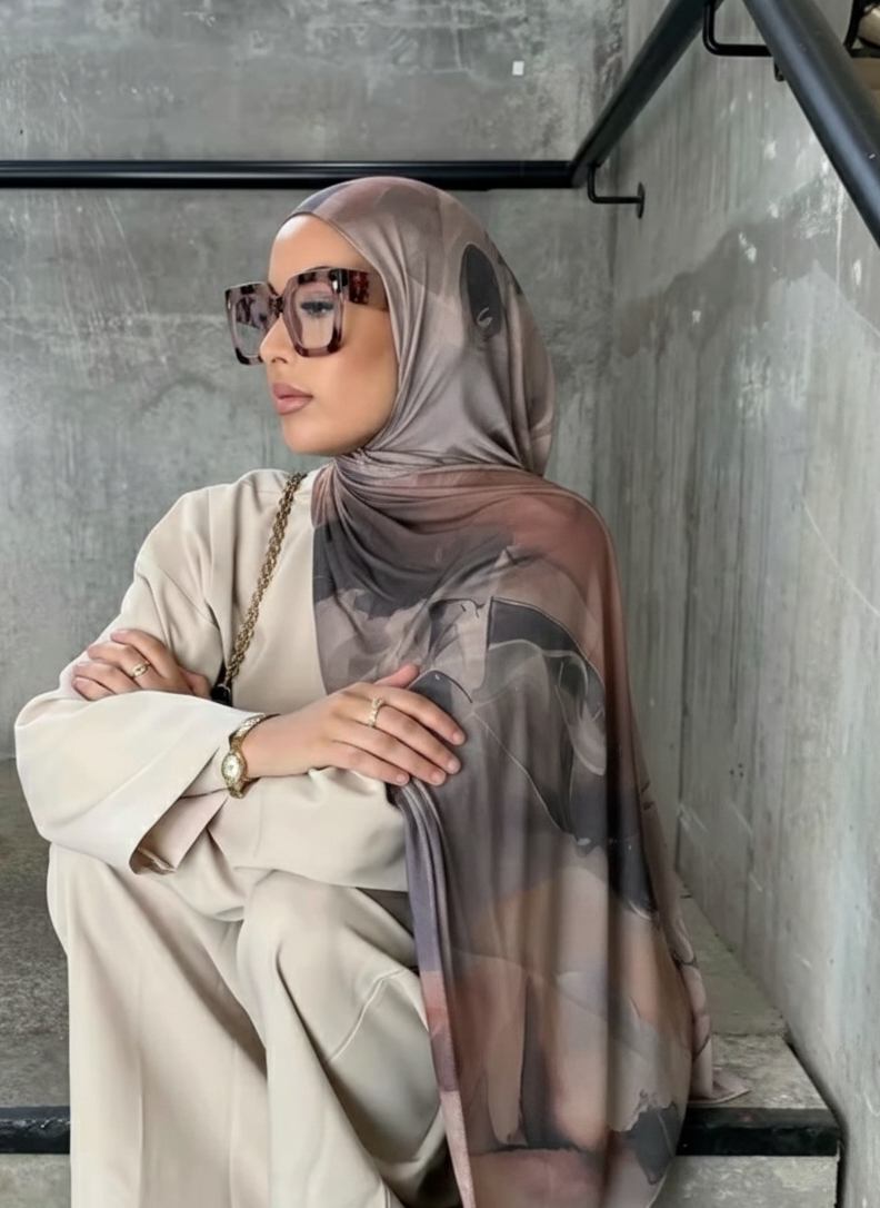 Hijabs satin Élan moderne