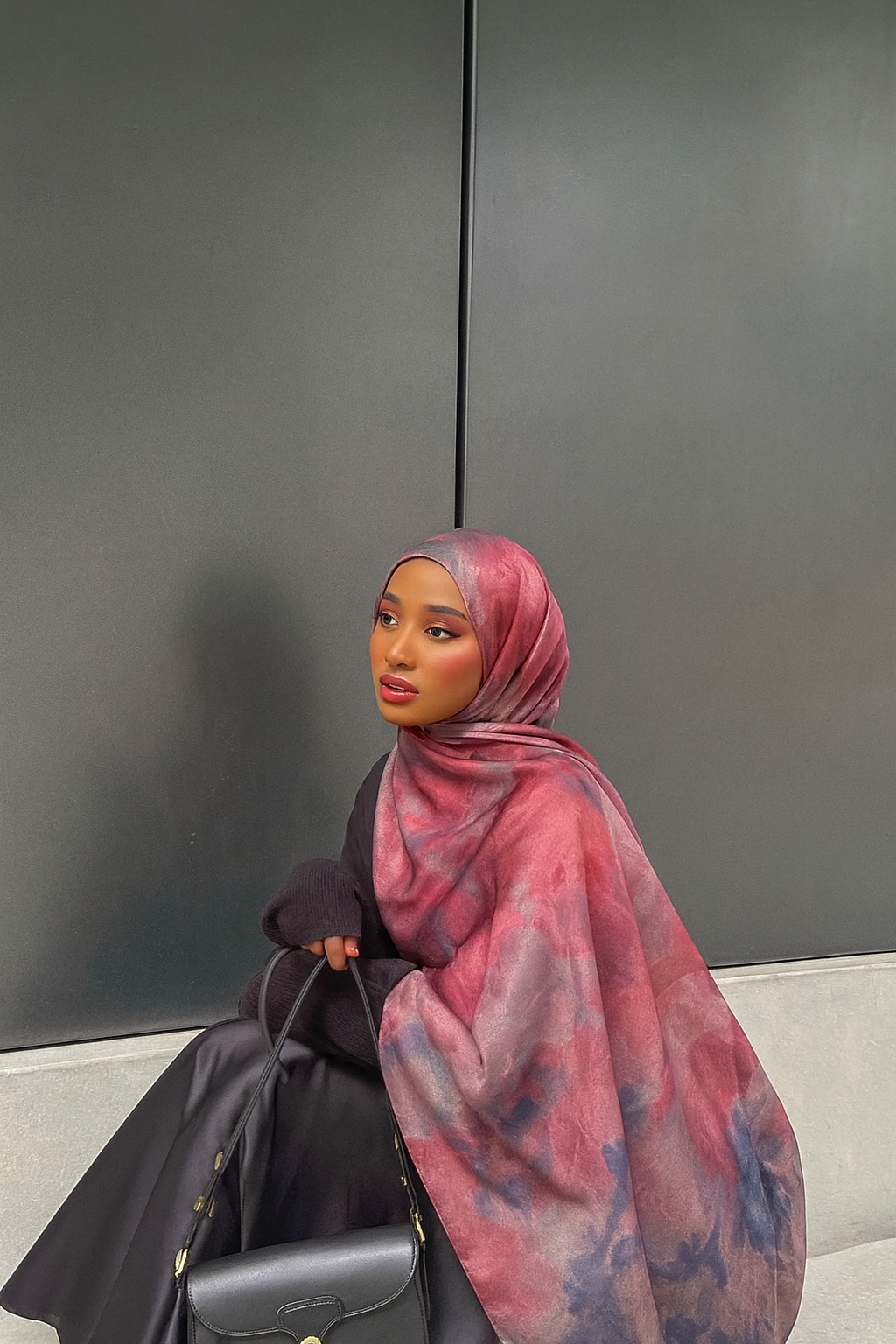 Hijab Satin Premium Élan moderne