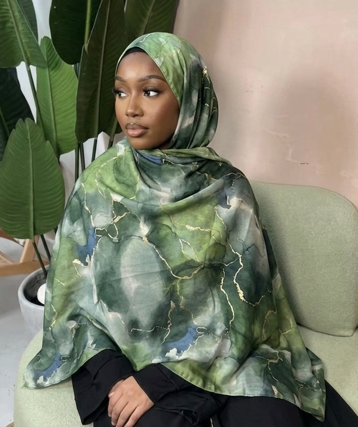 Hijab Scintillant Coton Élan moderne