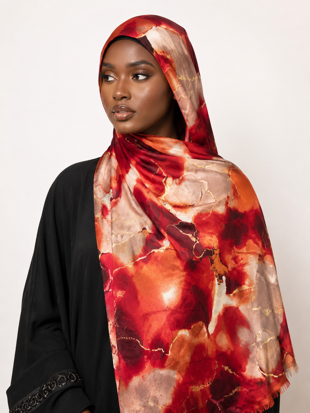Hijab Scintillant Coton Élan moderne