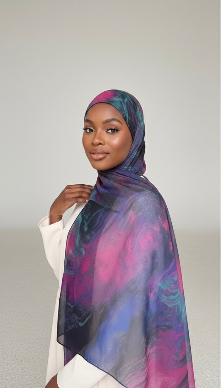 Hijab mousseline Baïea Élan moderne