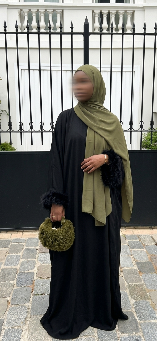 Abaya Plumi Élan moderne