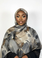 Hijabs scintillant en coton Élan moderne