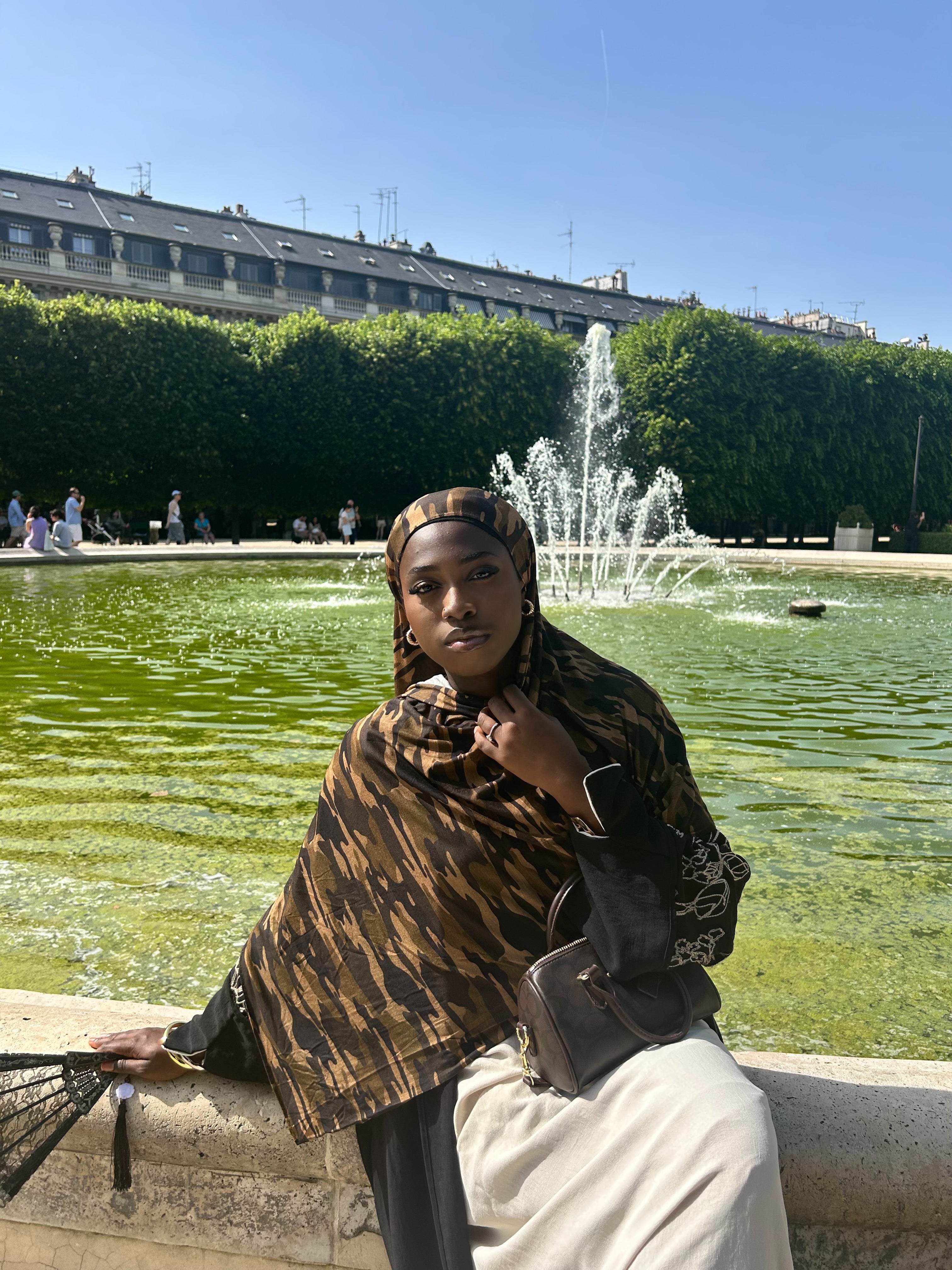 Hijab Zéphyr Camo jersey Élan moderne