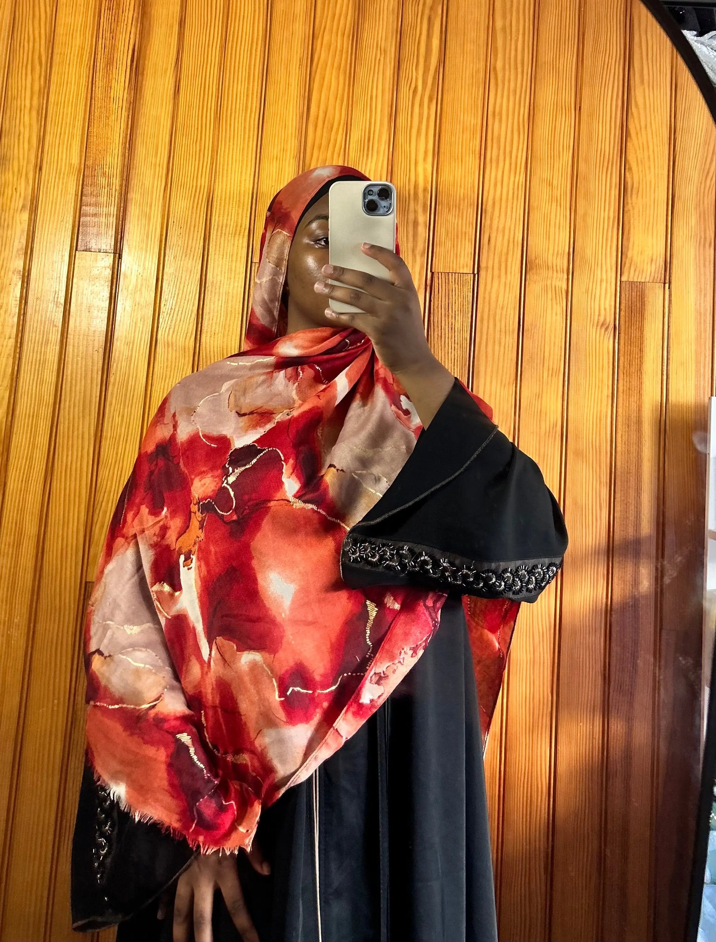 Hijabs scintillant en coton Élan moderne