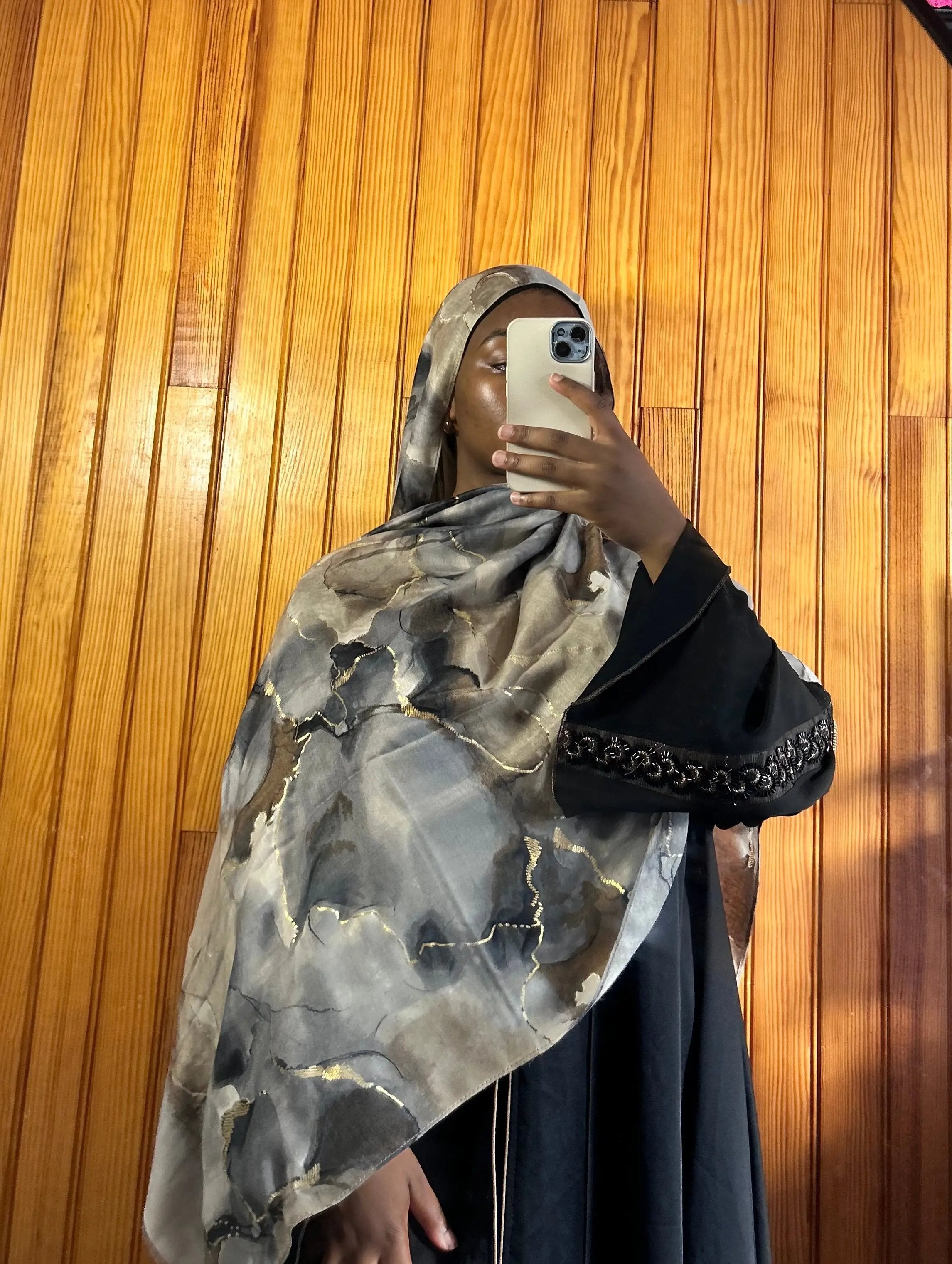 Hijabs scintillant en coton Élan moderne