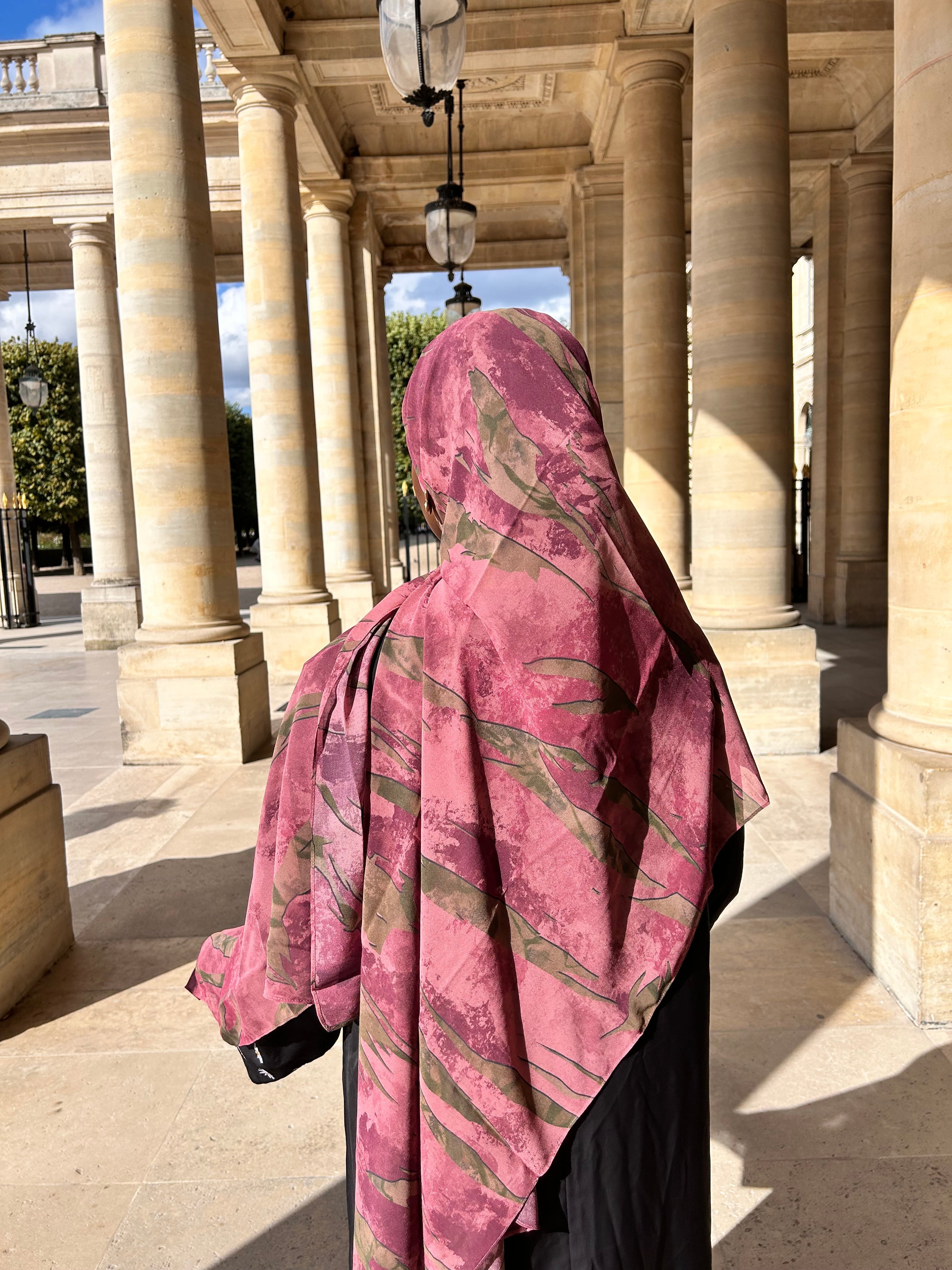 Hijabs mousseline imprimé Élan moderne