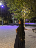 Hijabs motif lune mousseline Élan moderne