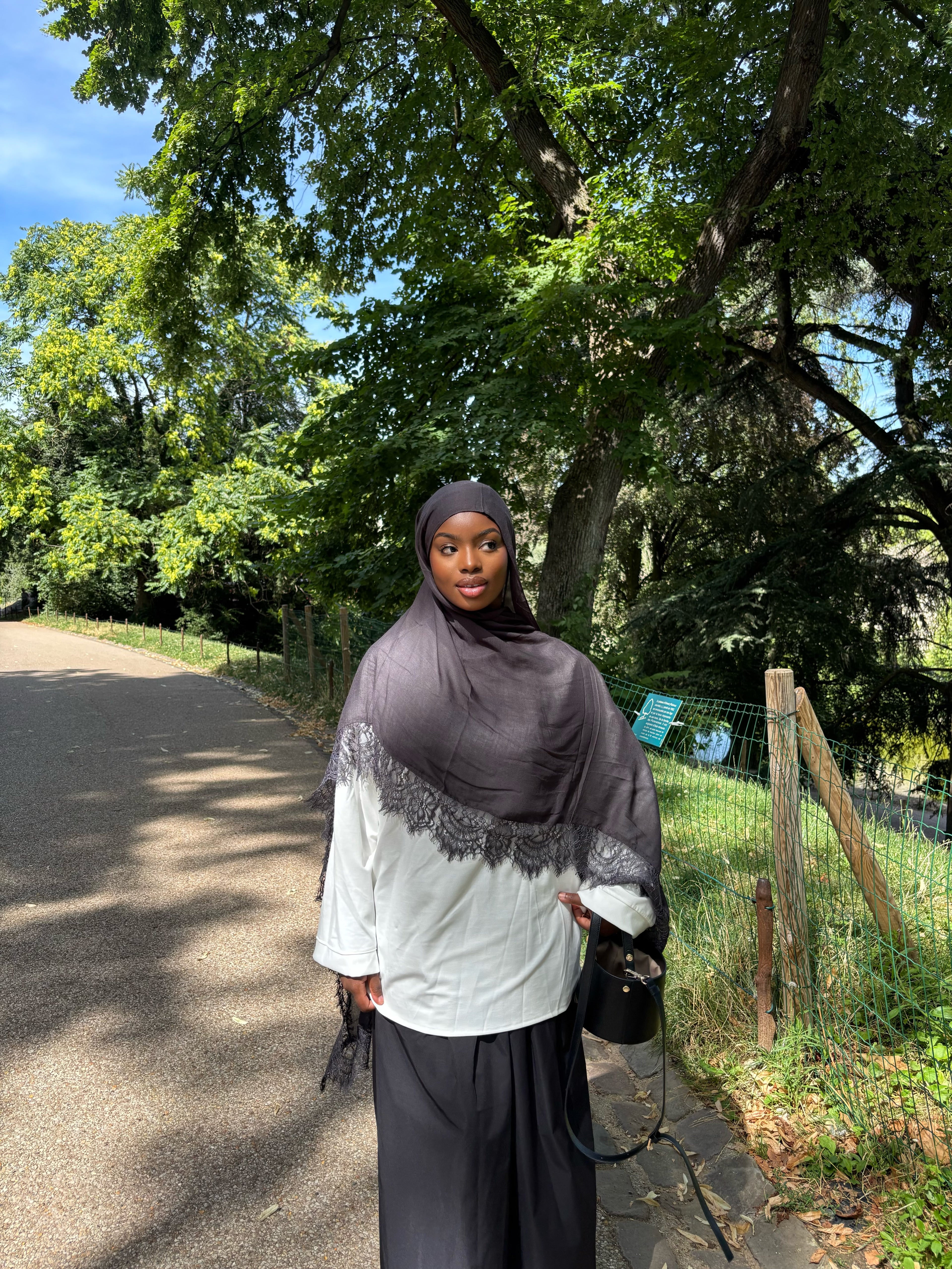 Hijab dentelle Souma Élan moderne