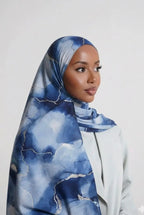 Hijabs scintillant en coton Élan moderne