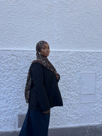 Hijabs léopard en coton Élan moderne