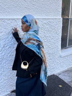 Hijabs en satin Élan moderne