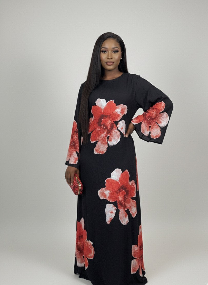 Robe fleurie Élan moderne