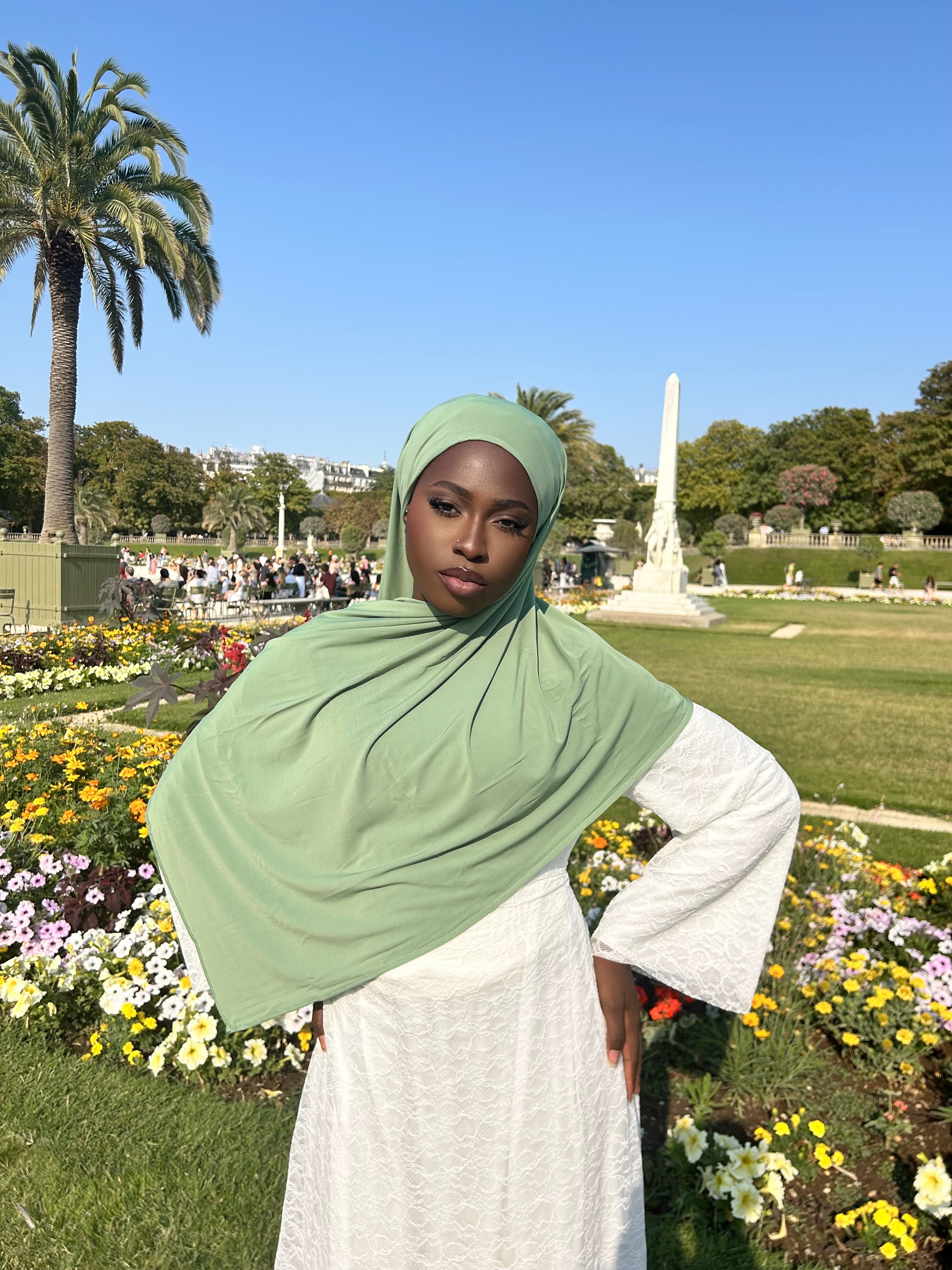Hijab jersey prenium Pomme d'Éden Élan moderne