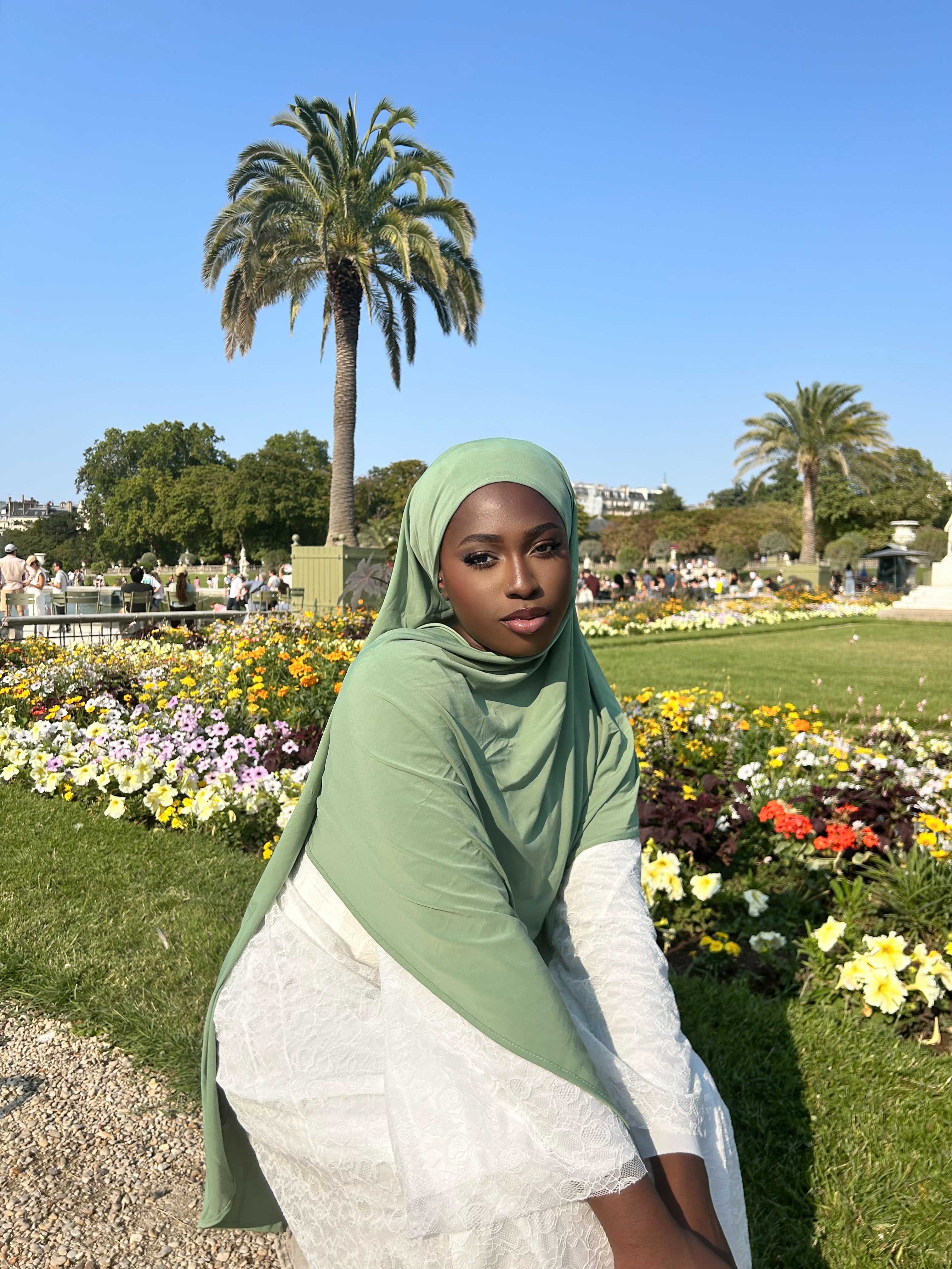 Hijab jersey prenium Pomme d'Éden Élan moderne