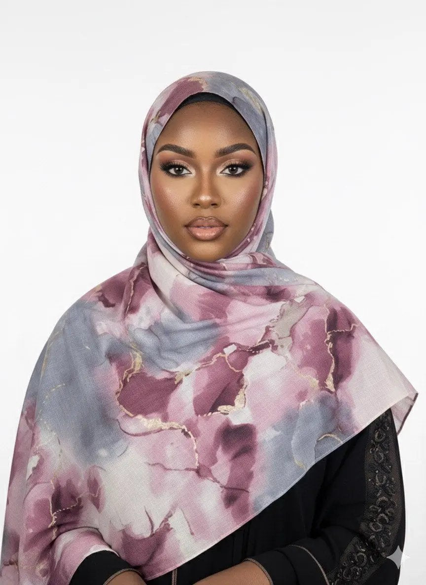 Hijabs scintillant en coton Élan moderne