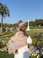 Hijab jersey Sable Précieux Élan moderne