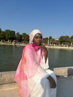Hijab modal Nuage Rose Élan moderne