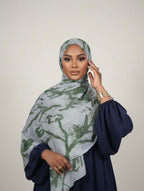 Hijabs imprimé Modal Élan moderne