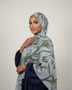 Hijabs imprimé Modal Élan moderne