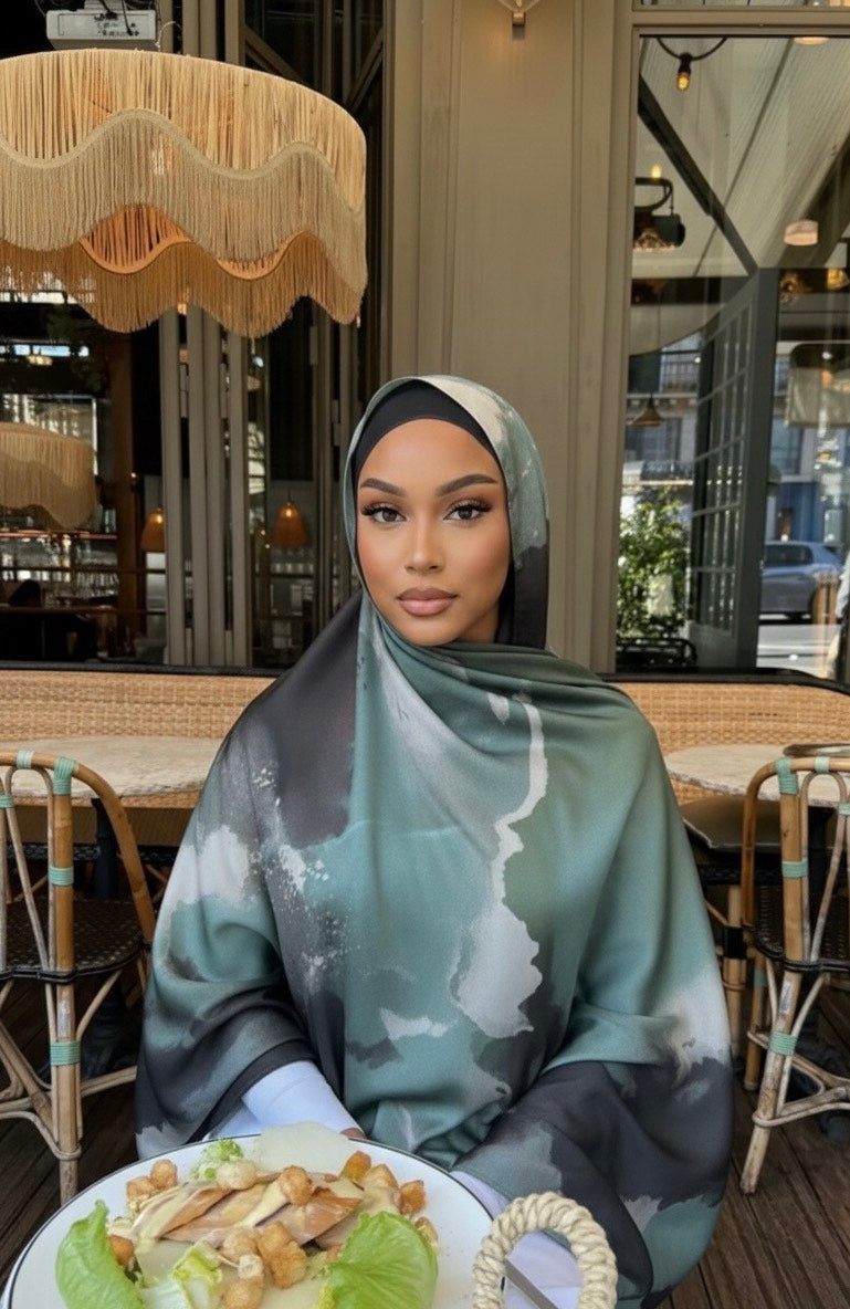 Hijabs satin SAIFA Élan moderne