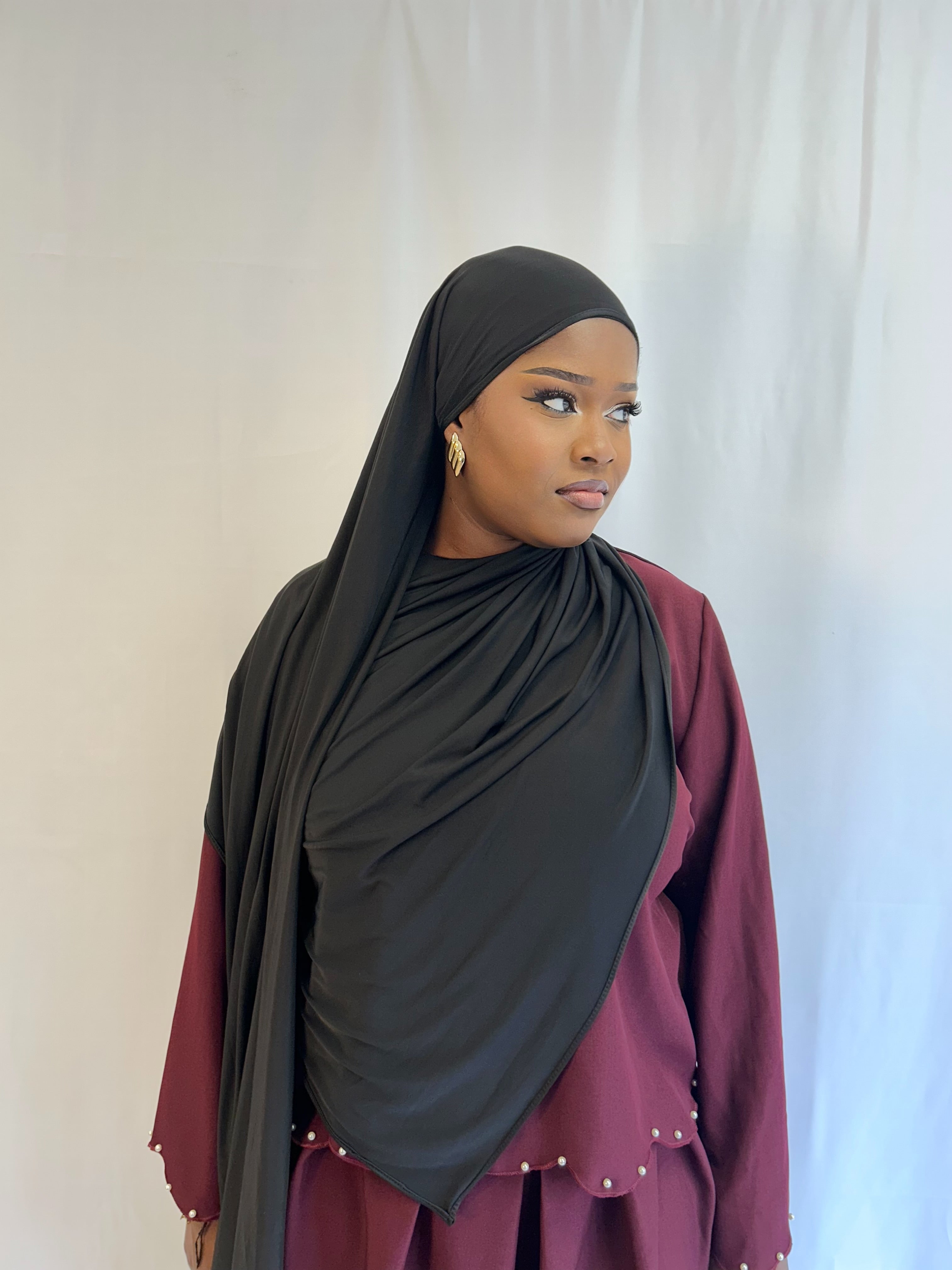 Hijabs jersey liquide Élan moderne