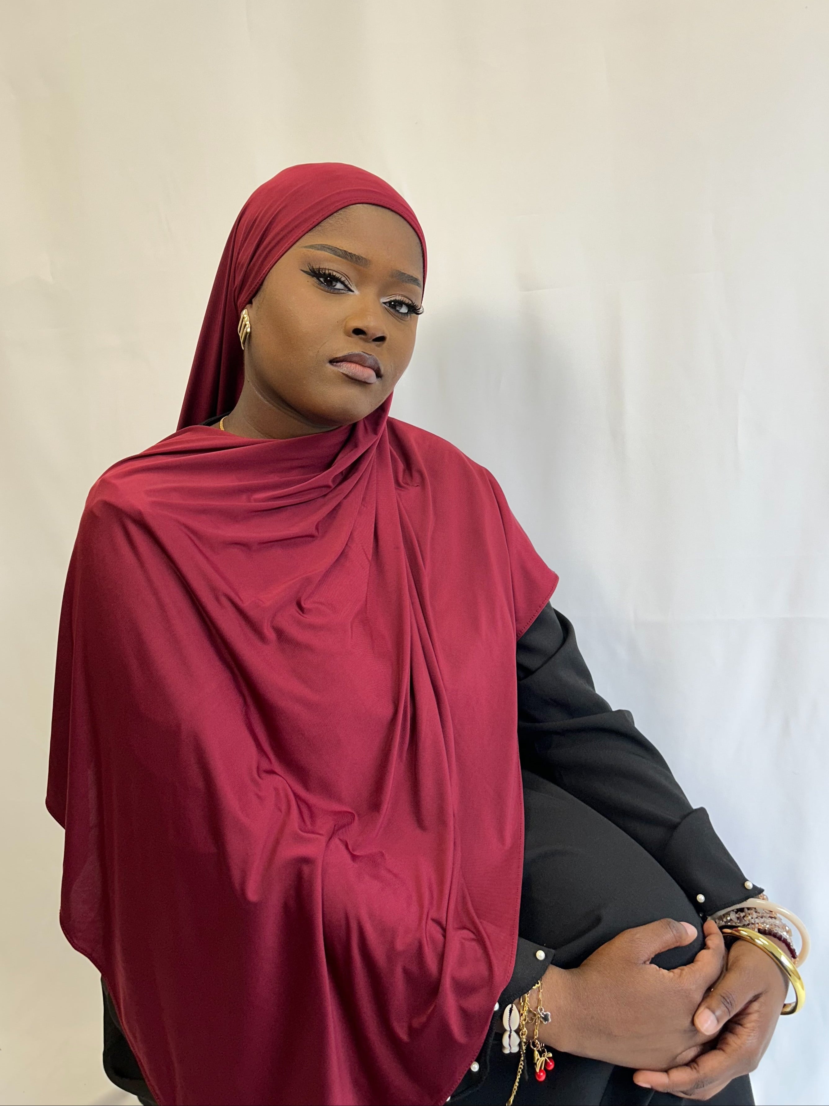 Hijabs Bordeaux Élan moderne