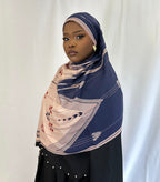 Hijab Blue Élan moderne