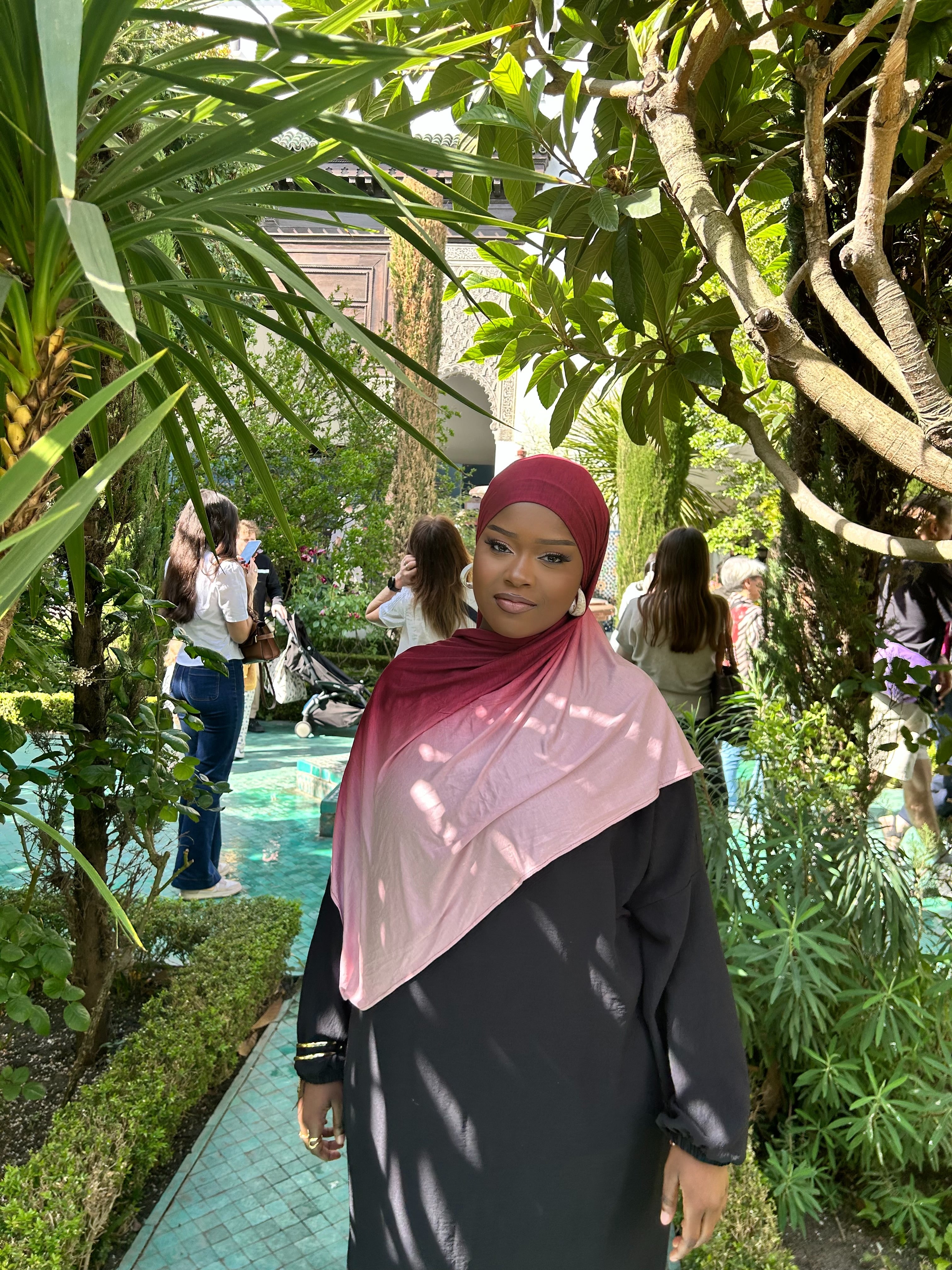 Hijab jersey deux couleurs Élan moderne