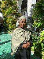 Hijab jersey liquide Samia Élan moderne