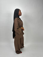 Ensemble chemise en pantalon oversize En PRECOMMANDE Élan moderne