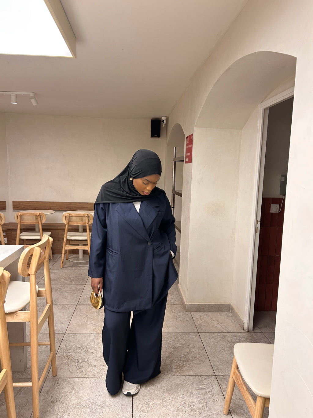 Ensemble blazer et pantalon Zaira Élan moderne