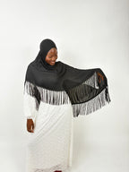 Hijab Franges Prestige Modal Élan moderne