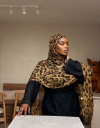 Foulard Leopard Aria Élan moderne