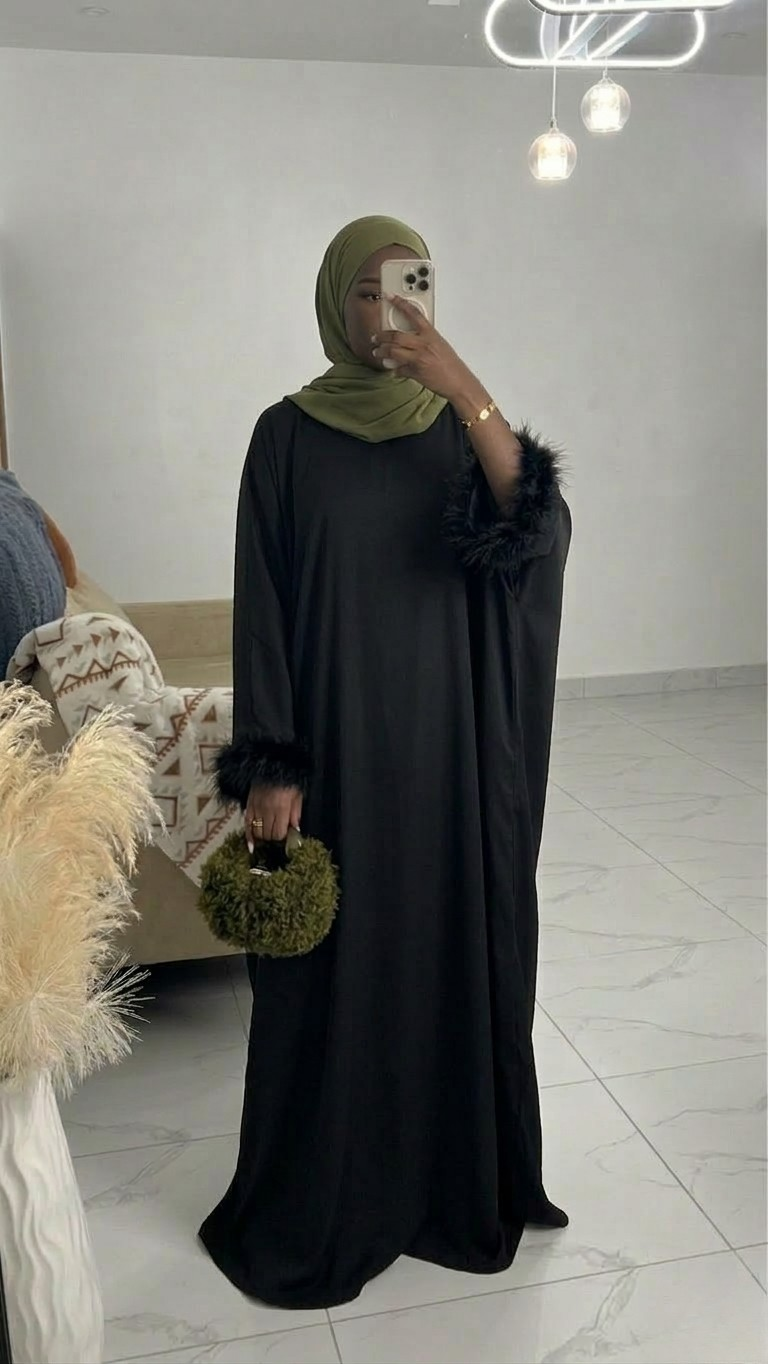 Abaya Plumi Élan moderne